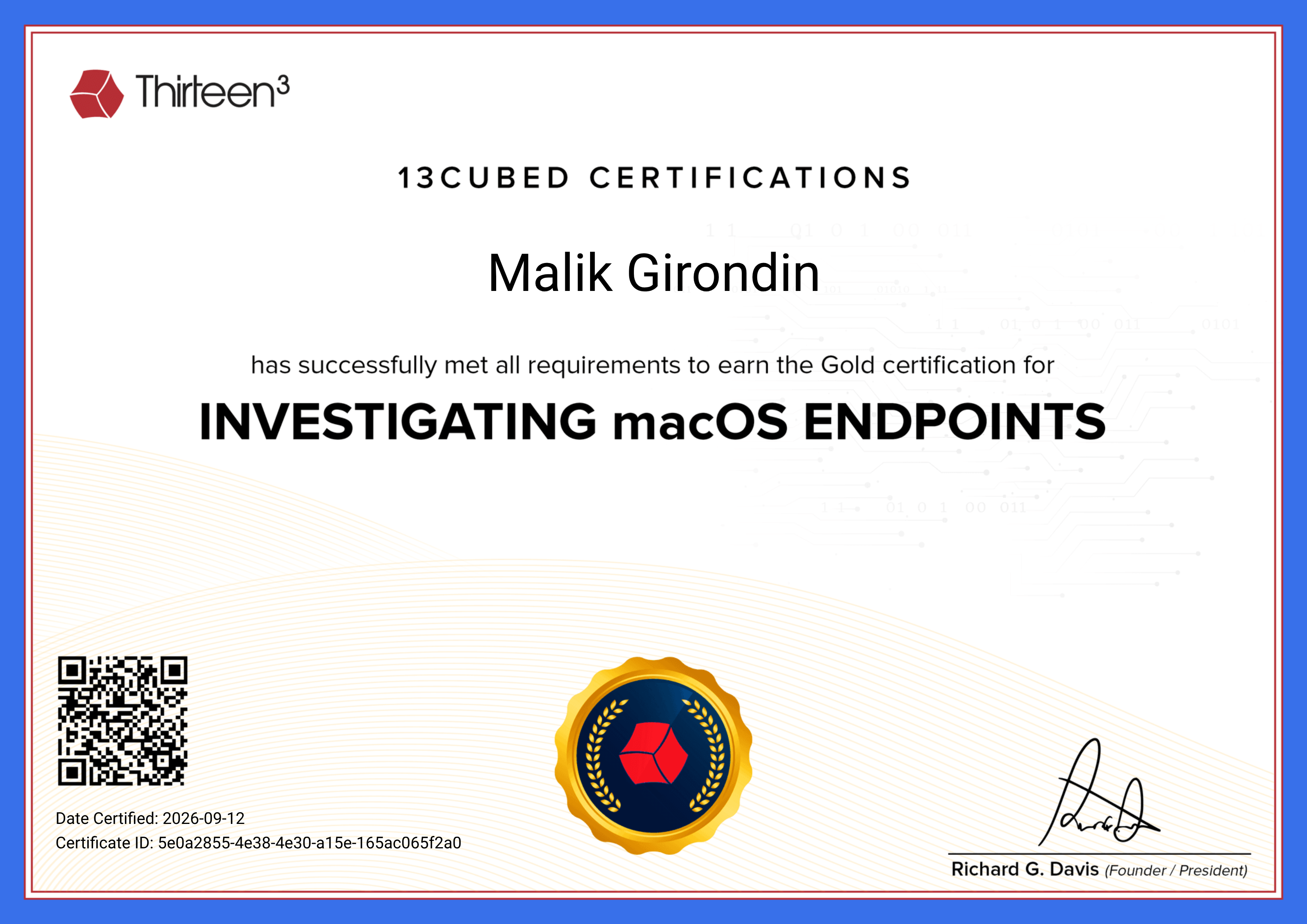 Certification 14