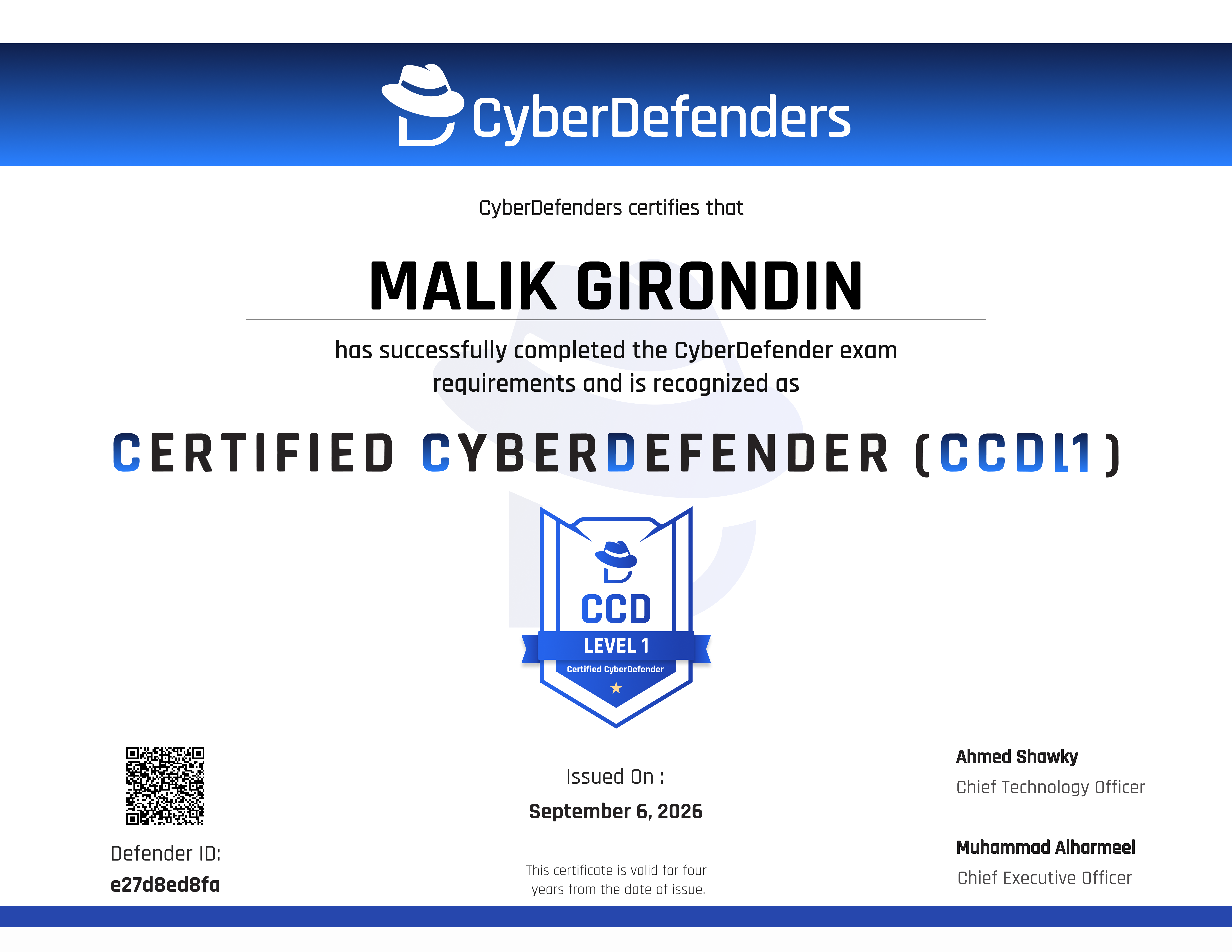 Certification 13