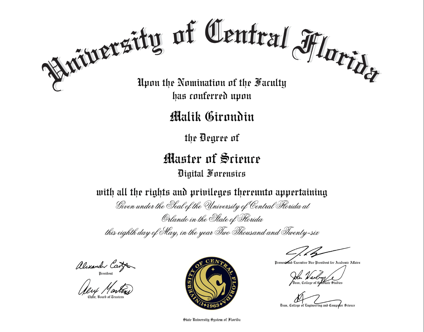 Degree 1